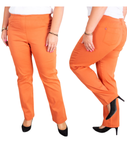 Pikad venivad püksid kõrgendatud vöökohaga BENGALINY 02 K35 Carrot