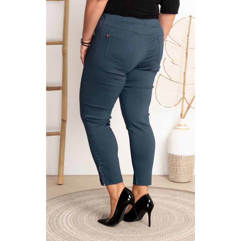 Elastsed püksid kõrgendatud vöökohaga BENGALINY 04 Grey