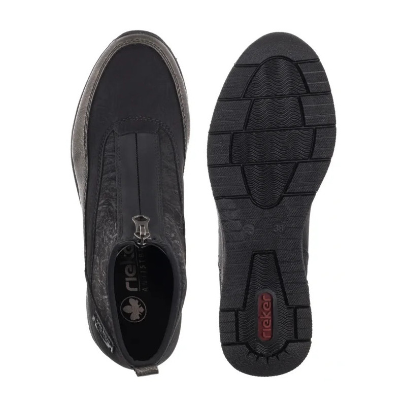 Rieker Czarne N9362-01 Black Combination (RI286-a) saapad