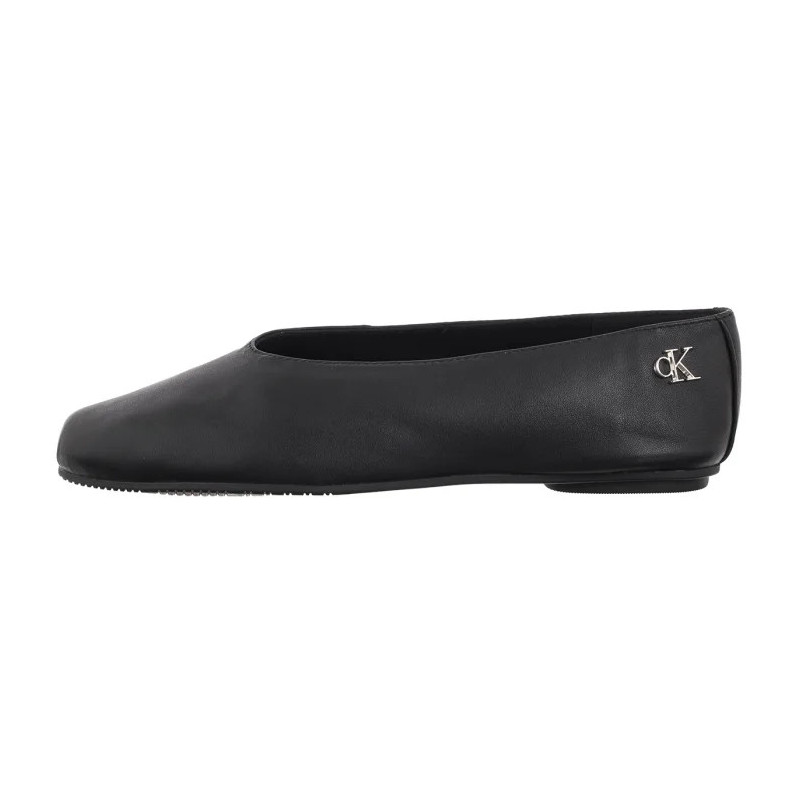 Calvin Klein Round Ballerina Lth Hardware Black HW0HW02810 BEH (CK684-a) baleriinid