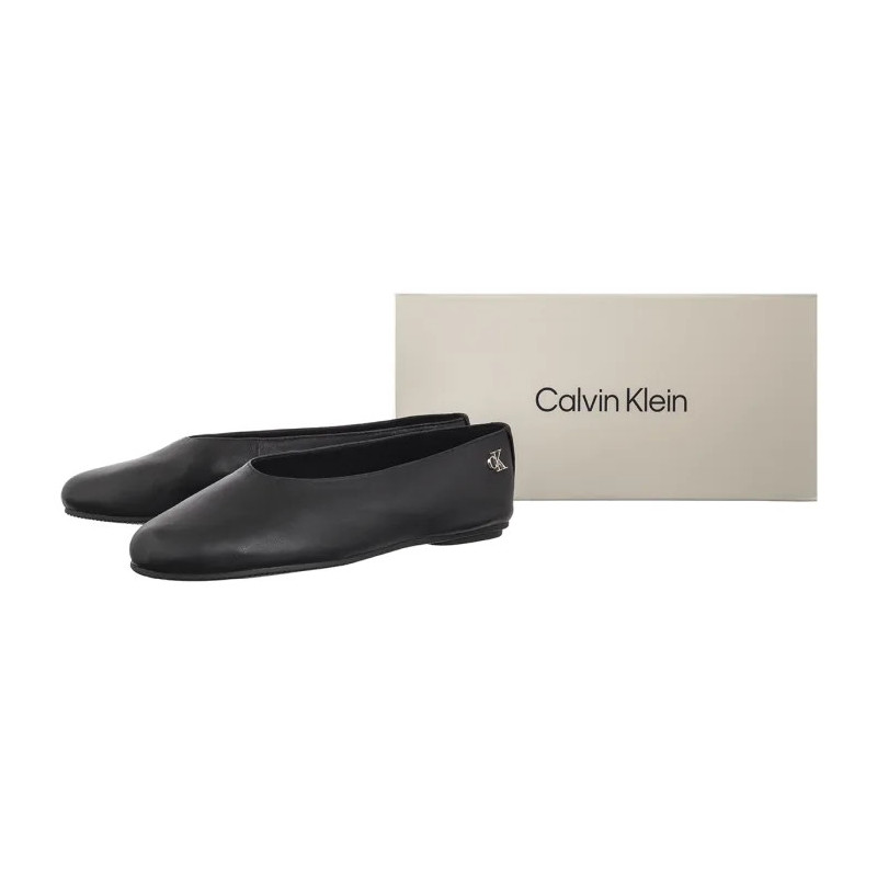 Calvin Klein Round Ballerina Lth Hardware Black HW0HW02810 BEH (CK684-a) baleriinid