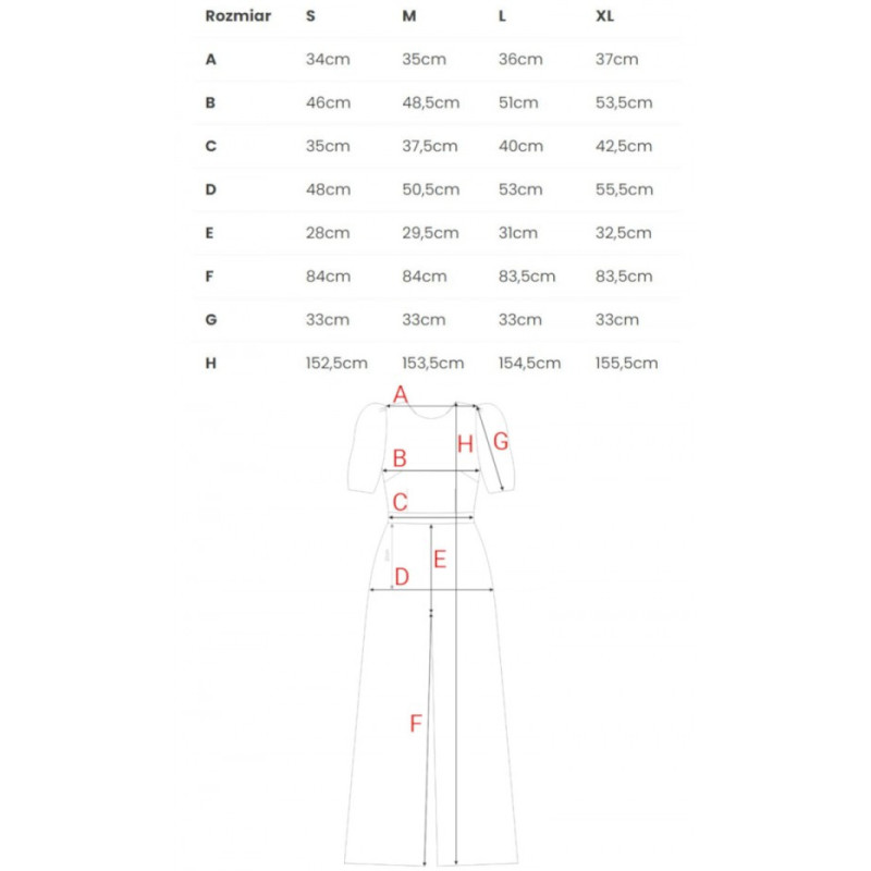 M857 Kombinezon z wycięciem na plecach - model 2