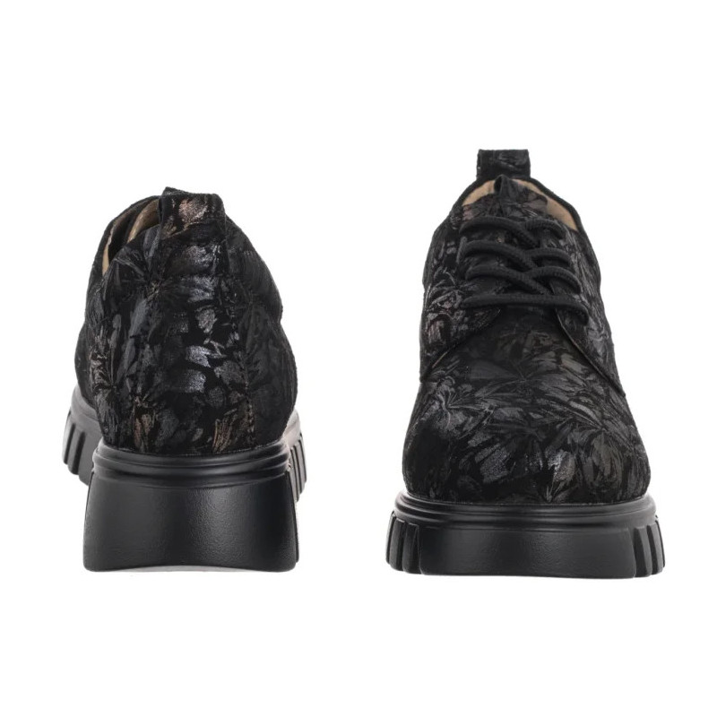 Filippo Czarne Kwiaty DP6846/25 BK FL (FO177-a) kingad