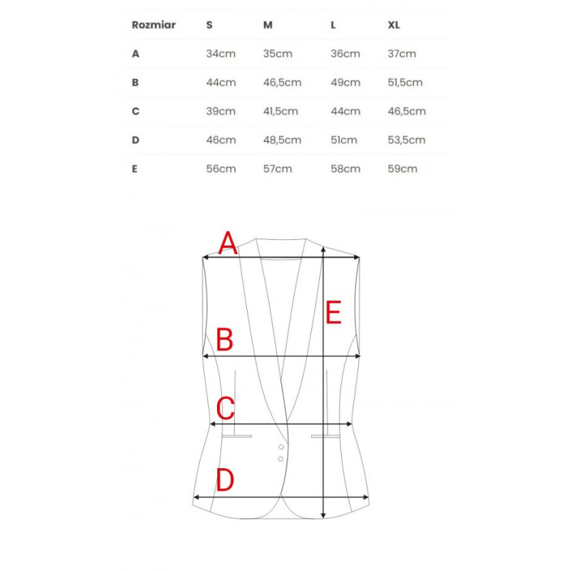 M859 Kamizelka jeansowa - błękitna