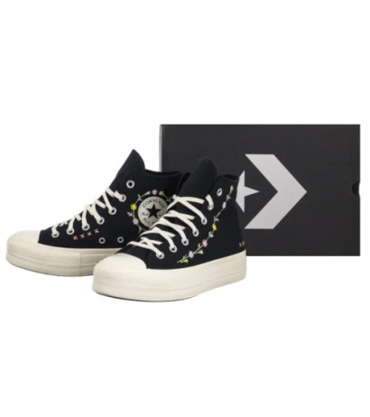 Converse CTAS Lift Hi Black/Egret/Flamingo Fade A15007C (CO801-a) kingad