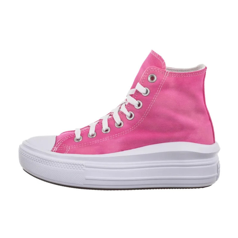 Converse CTAS Move Hi White/Chaos Fuchsia A11817C (CO651-f) kingad