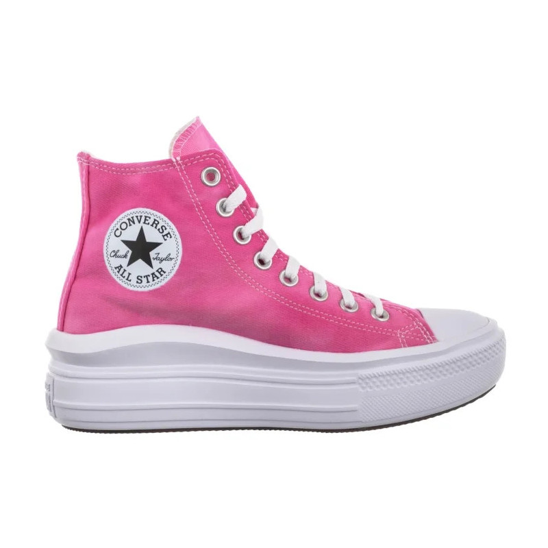 Converse CTAS Move Hi White/Chaos Fuchsia A11817C (CO651-f) kingad
