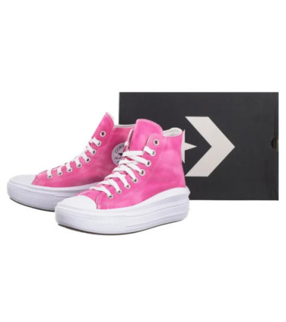Converse CTAS Move Hi White/Chaos Fuchsia A11817C (CO651-f) kingad