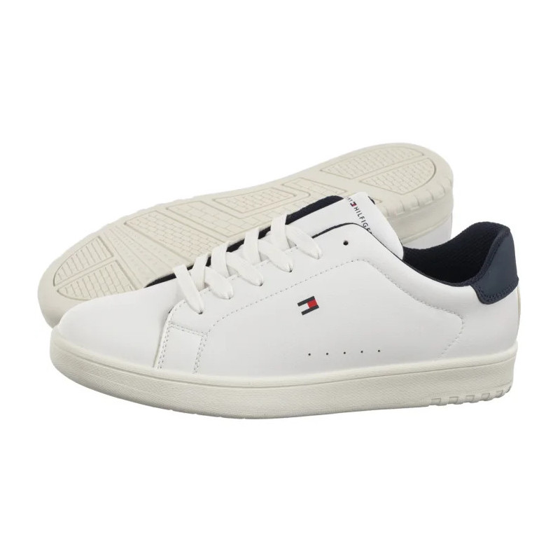 Tommy Hilfiger Low Cut Lace-Up Sneaker T3X9-34073-1355 X336 White/Blue (TH1377-a) spordijalatsid