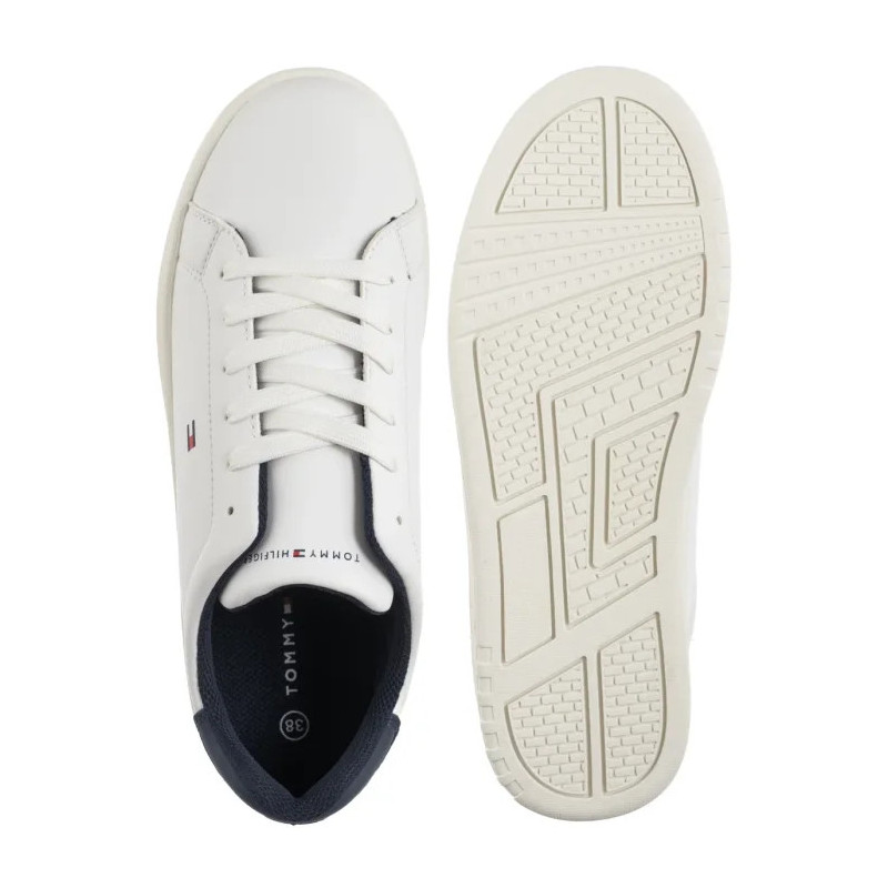 Tommy Hilfiger Low Cut Lace-Up Sneaker T3X9-34073-1355 X336 White/Blue (TH1377-a) spordijalatsid