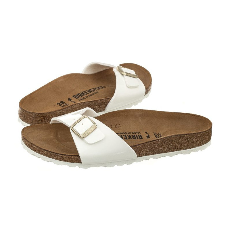 Birkenstock Madrid BS Patent White 1005310 (BK6-h) Naiste kingad/klappide klapid