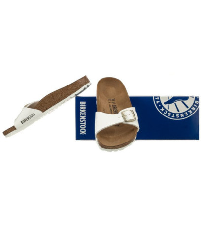 Birkenstock Madrid BS Patent White 1005310 (BK6-h) Naiste kingad/klappide klapid