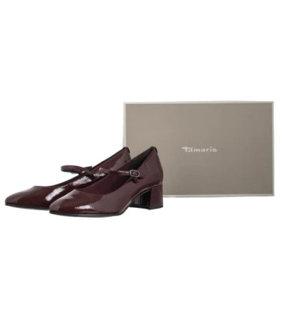 Tamaris Bordowe Lakierowane 1-22312-43 537 Merlot (TM555-b) kingad