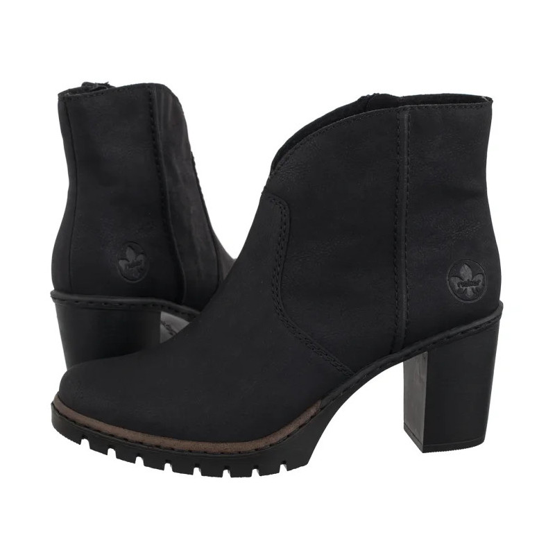 Rieker Czarne Y2553-00 Black (RI289-b) kingad