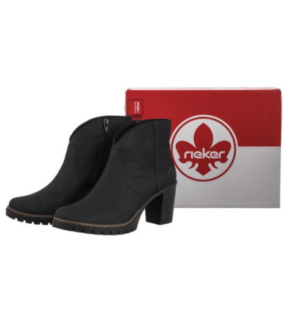Rieker Czarne Y2553-00 Black (RI289-b) kingad