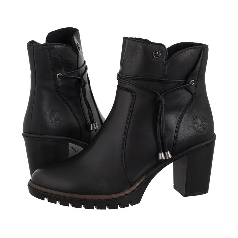 Rieker Czarne Y2567-00 Black (RI291-a) kingad