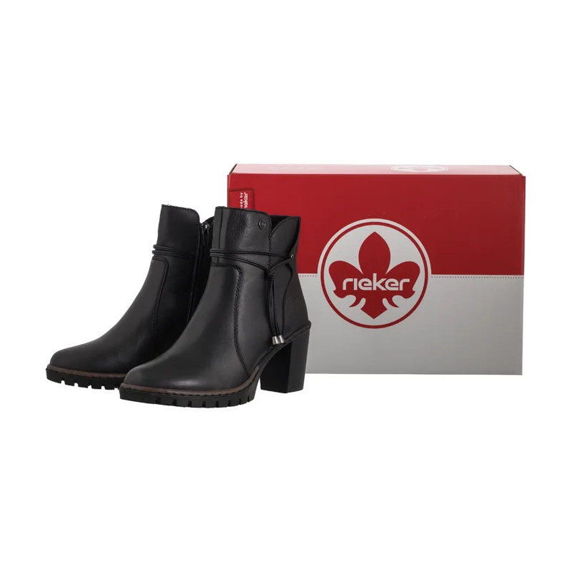 Rieker Czarne Y2567-00 Black (RI291-a) kingad