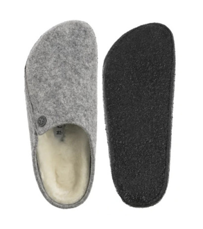 Birkenstock Zermatt Rivet Shearling Light Gray 1015086 (BK335-a) Naiste kingad/klappide klapid