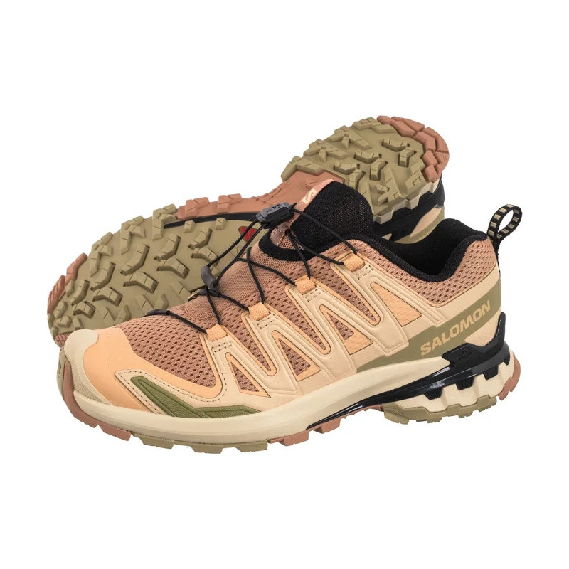 Salomon Xa Pro 3D V9 W Cork/Peach Fuzz/Sponge 475891 (SO9-a) jooksujalatsid