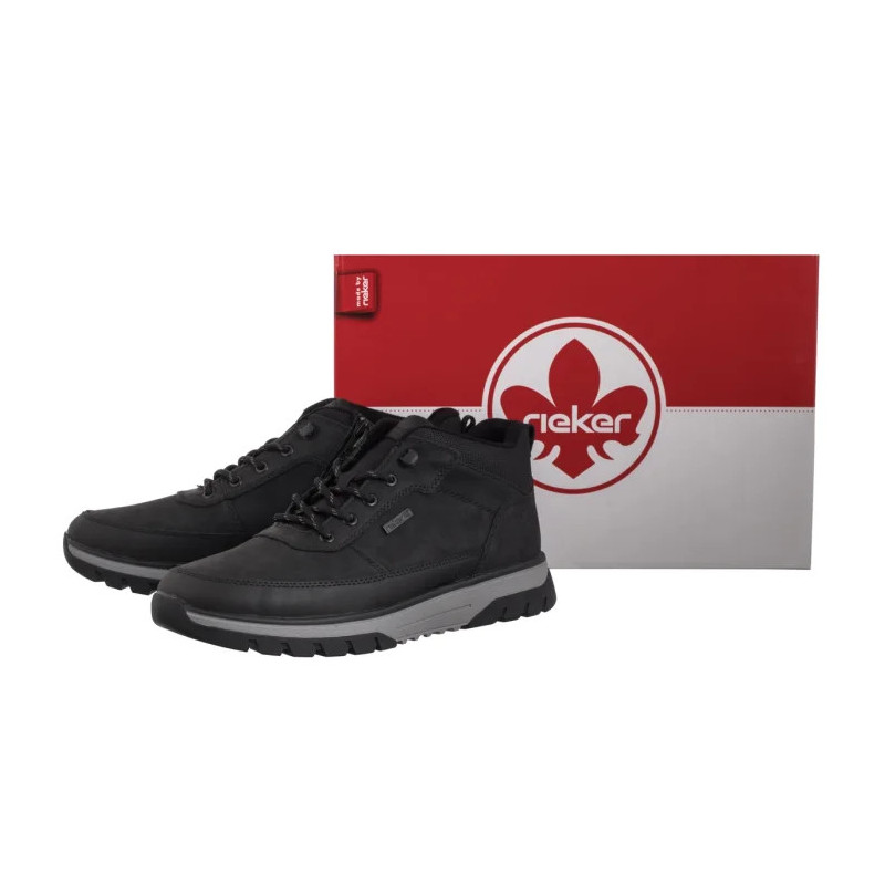 Rieker Czarne B9300-00 Black (RI296-a) kingad