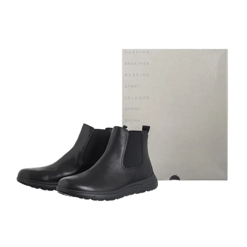 Geox U Portello A - Smo.Lea Black U36E1A 00043 C9999 (GE231-a) kingad