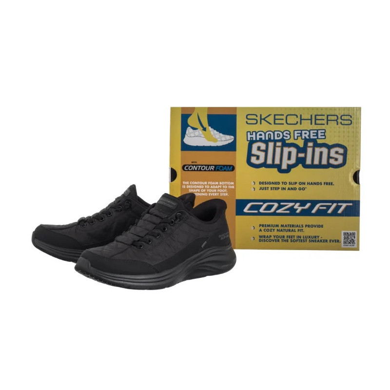 Skechers Contour Foam Slip-Ins Black 150404/BBK (SK271-a) spordijalatsid