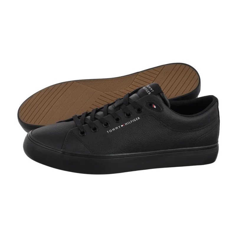 Tommy Hilfiger TH Hi Vulc Core Low Lth II Ess Black FM0FM05511 BDS (TH1346-b) spordijalatsid