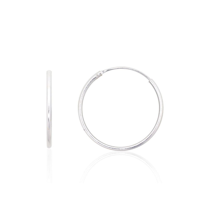 Hõbekõrvarõngad-ringikesed 2203881, Hõbe 925°