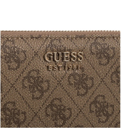 Guess Brenton Slg Lrg Zip Around SWLG96 48146 Latte Logo (GU752-a) käekott