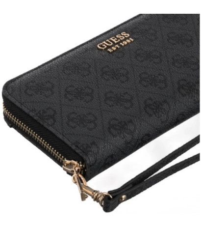 Guess Brenton Slg Lrg Zip Around SWLG96 48146 Coal Logo (GU752-b) käekott