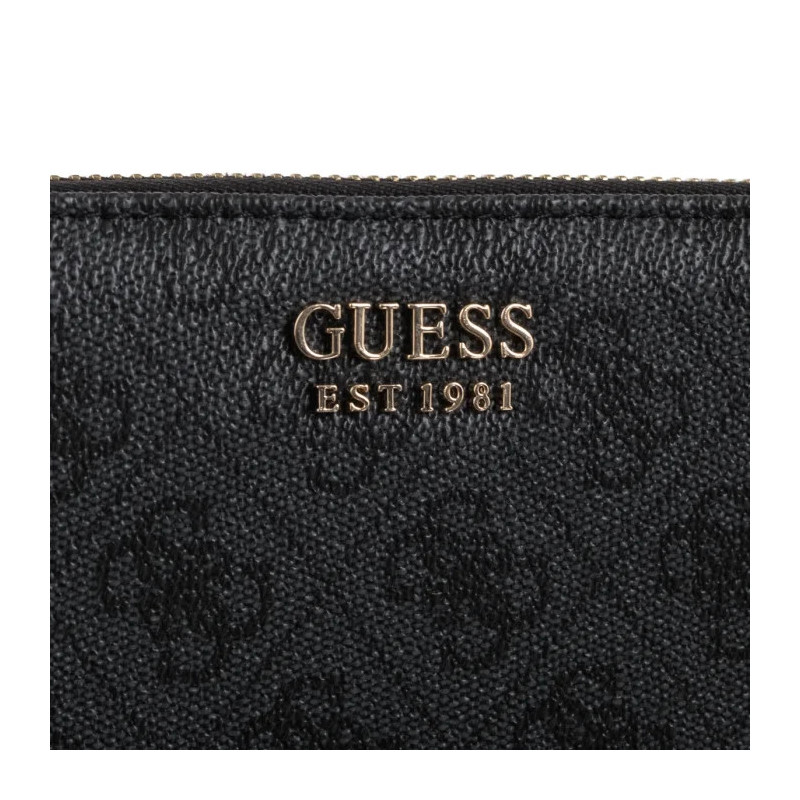 Guess Brenton Slg Lrg Zip Around SWLG96 48146 Coal Logo (GU752-b) käekott