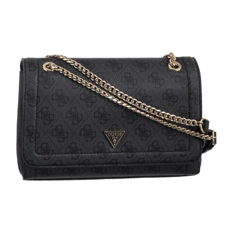 Guess Noelle II Cnvrtble Xbody Flap HWBG96 72210 Coal Logo (GU761-a) käekott