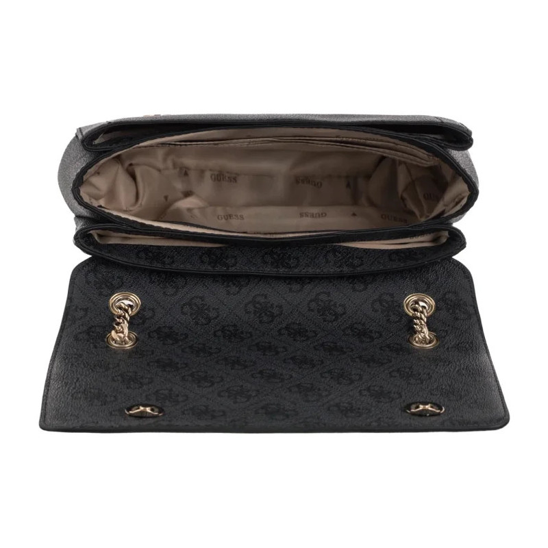 Guess Noelle II Cnvrtble Xbody Flap HWBG96 72210 Coal Logo (GU761-a) käekott