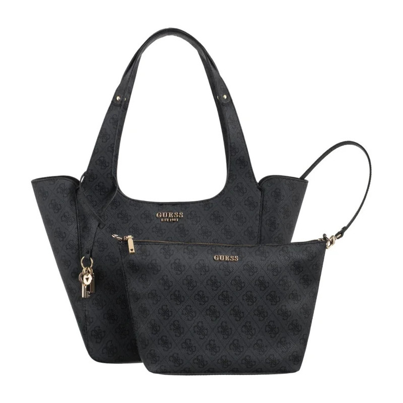 Guess Calista 2 In 1 Tote HWSG73 43220 Coal Logo (GU765-a) käekott