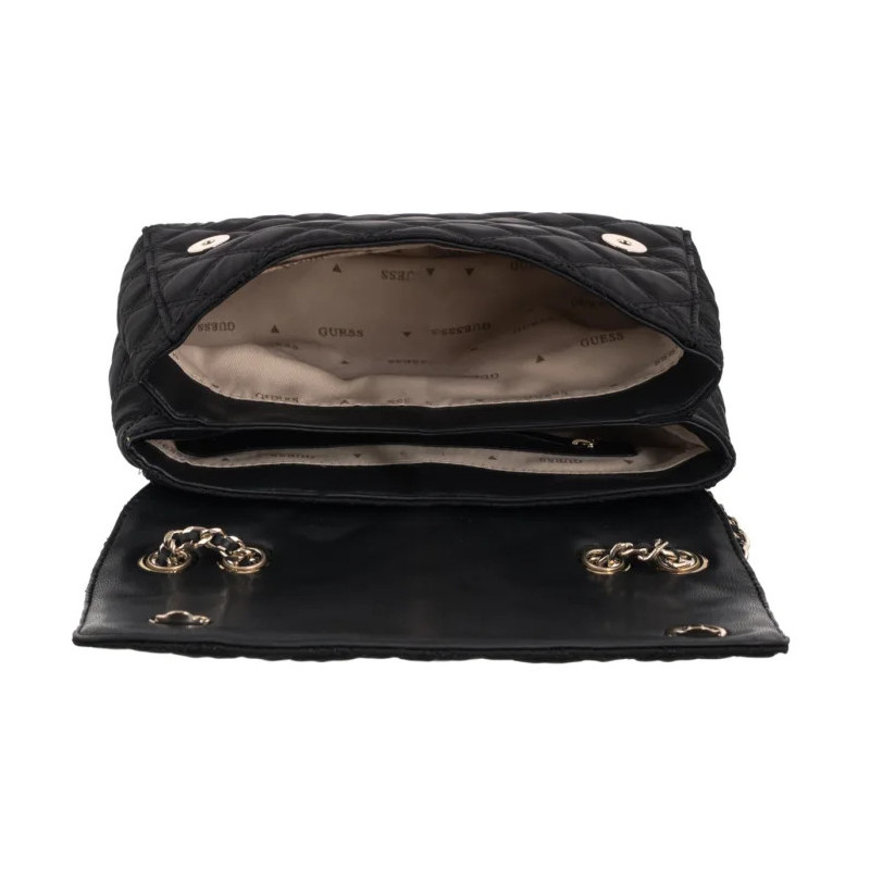 Guess Giully II 2 Comp Cnvrtble Flap HWYQ96 73200 Black (GU757-a) käekott