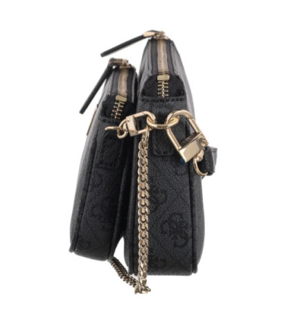 Guess Noelle II Dbl Pouch Crossbody HWBG96 72710 Coal Logo (GU758-a) käekott