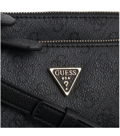 Guess Noelle II Dbl Pouch Crossbody HWBG96 72710 Coal Logo (GU758-a) käekott