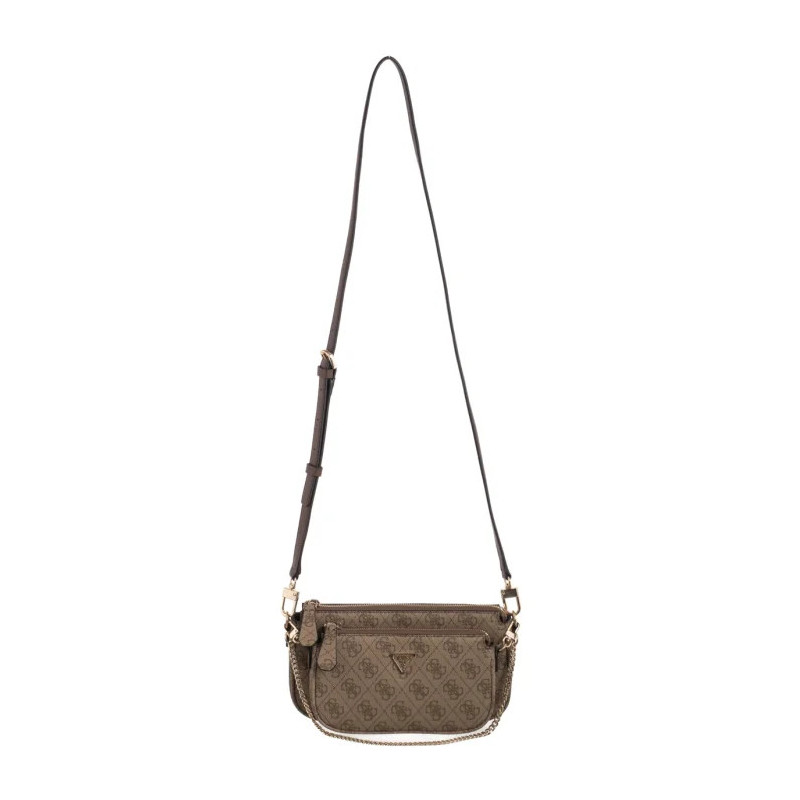 Guess Noelle II Dbl Pouch Crossbody HWBG96 72710 Latte Logo/Brown (GU758-b) käekott