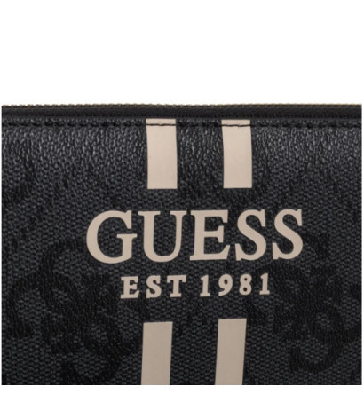 Guess Laurel II Slg Large Zip Around SWOS74 59146 Coal Logo (GU774-b) käekott