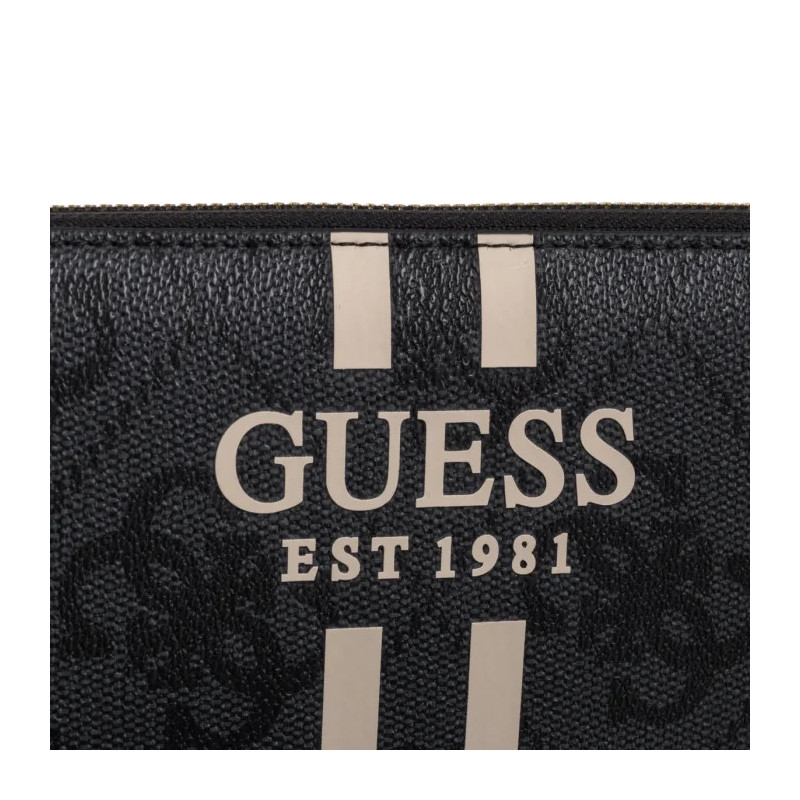 Guess Laurel II Slg Large Zip Around SWOS74 59146 Coal Logo (GU774-b) käekott