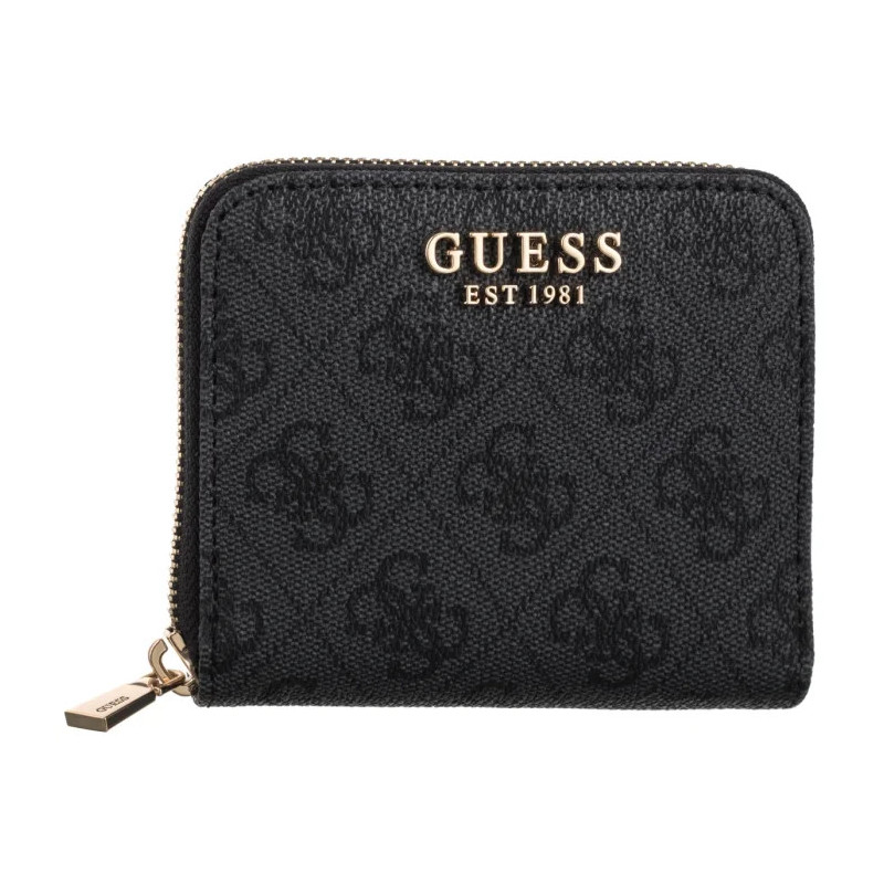 Guess Laurel II Slg Small Zip Around SWSG74 59137 Coal Logo (GU776-a) käekott