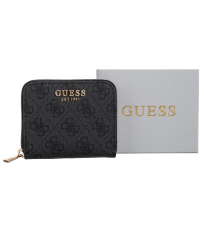 Guess Laurel II Slg Small Zip Around SWSG74 59137 Coal Logo (GU776-a) käekott