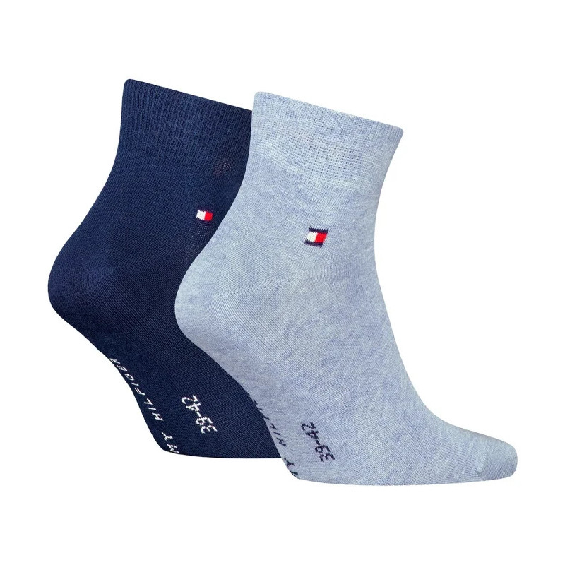 Tommy Hilfiger TH Men Quarter 2P Light Blue/Melange 342025001 050 (TH1391-d) sokid