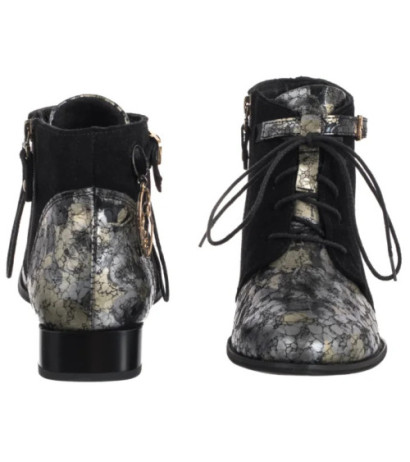 Maciejka Czarne Kwiaty 5743A-03/00-8 (MA1407-a) kingad