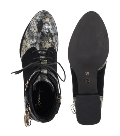 Maciejka Czarne Kwiaty 5743A-03/00-8 (MA1407-a) kingad