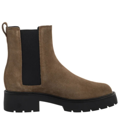 Calvin Klein Chunky Chelsea Boot Suede Classic Taupe YW0YW02071 ADH (CK691-a) kingad