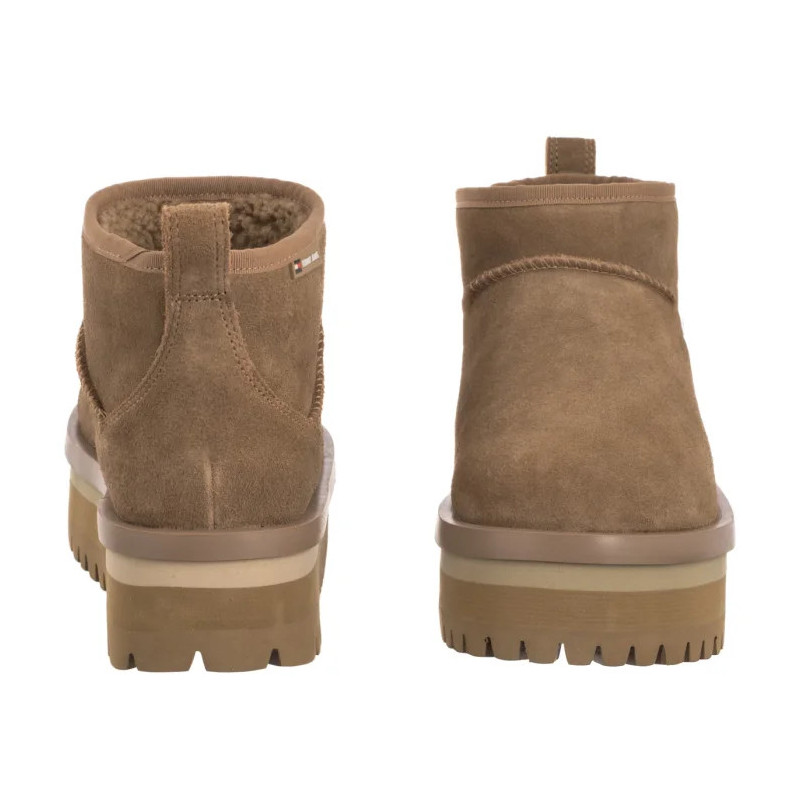 Tommy Hilfiger TJW Flatform Snow Boot Suede Bronze Twist EN0EN02841 RBH (TH1401-a) kingad