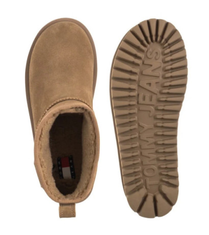 Tommy Hilfiger TJW Flatform Snow Boot Suede Bronze Twist EN0EN02841 RBH (TH1401-a) kingad