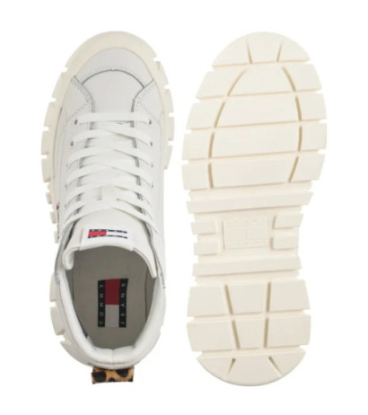 Tommy Hilfiger Tjw Vulc Flatform Leopard Ecru EN0EN02858 YBL (TH1402-a) kingad