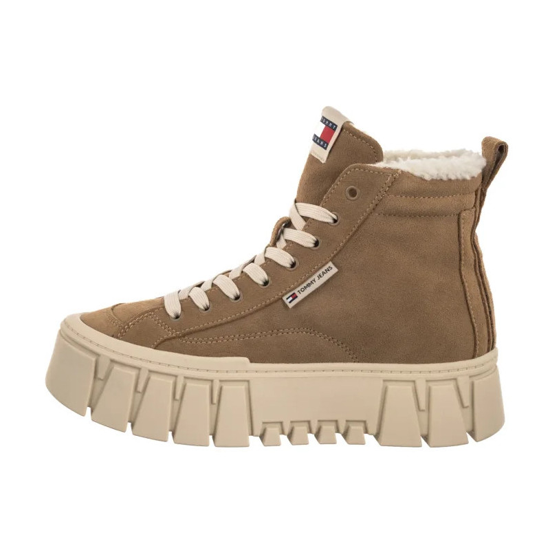 Tommy Hilfiger Tjw Vulc Flatform Suede Wl Bronze Twist EN0EN02894 RBH (TH1403-a) kingad